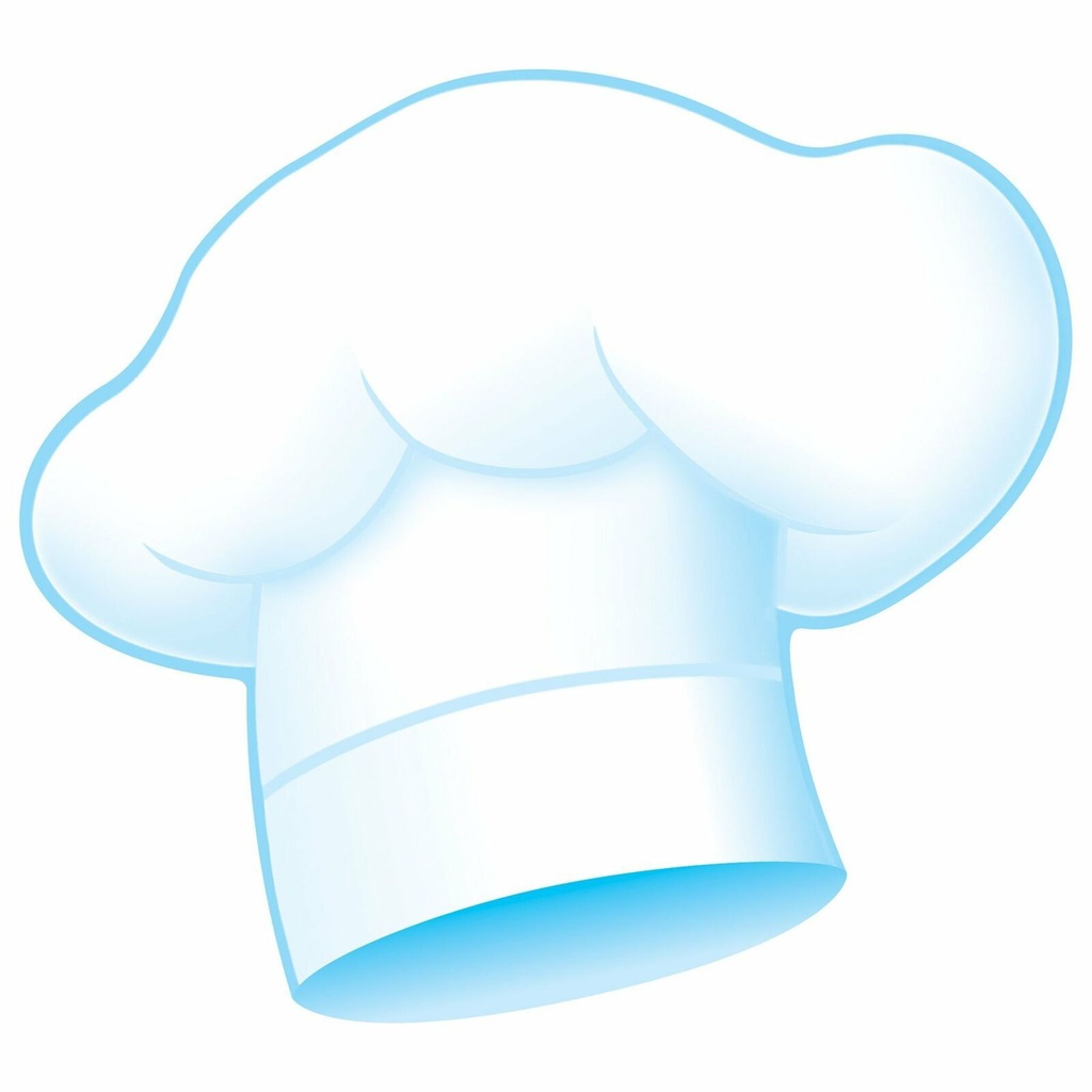 Chef's Hats The Bake Shop Accents (5.3''=13.5cm)  36 pcs