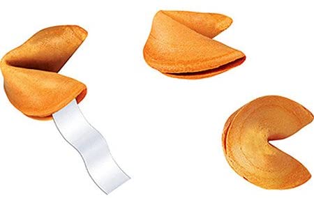 Fortune Cookies Mini Accents Variety pk.6 designs 3'' (7.5cm) (54 pcs)