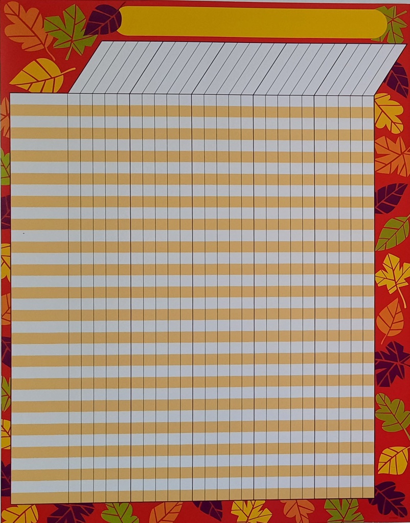 Lively Leaves Incentive Charts (55cmx 43cm)