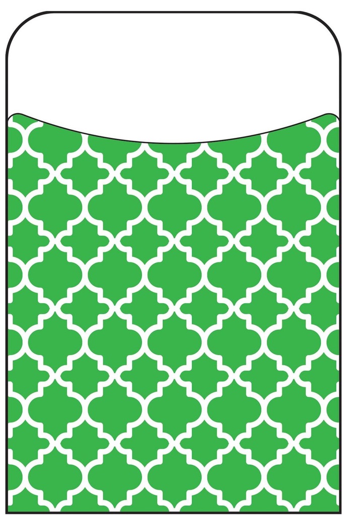 Moroccan Green (8.8cmx 13.3cm)    (40 pockets)