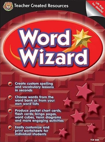 WORD WIZARD CD (Make your own tests/games) (learning vocabulary)