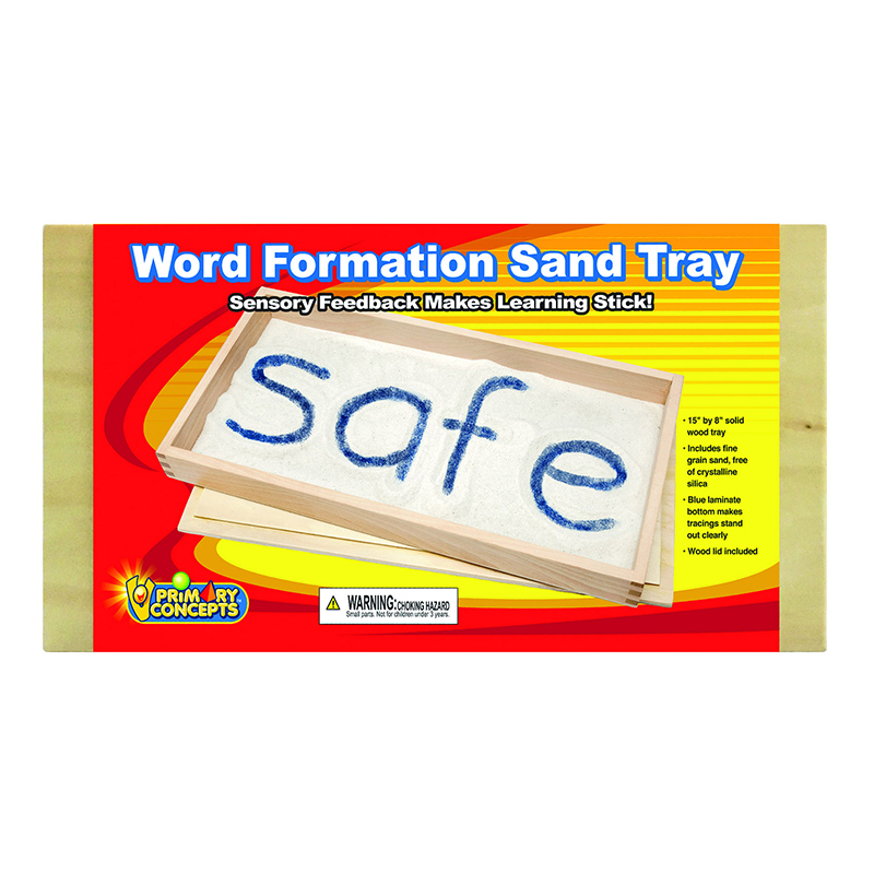WORD FORMATION SAND TRAY SINGLE Ages:3+(15''x8'')(38cmx20.3cm)