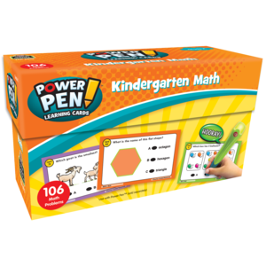 Power Pen Learning Cards: Math (Gr. K) (53 double-sided cards)