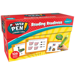 Power Pen Learning Cards: Reading Readiness (53 double-sided cards)