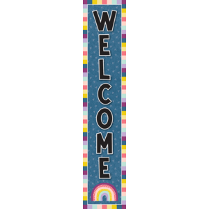 Oh Happy Day Welcome Banner 8''x39''(20.3cmx99.06cm)