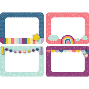 Oh Happy Day Name Tags/Labels - Multi-Pack (3.5''x2.5'')(6.3cmx8.8cm)(36pcs)