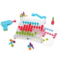 Design &amp; Drill See-Through Creative Workshop Age:3+ (120 colorful bolts)
