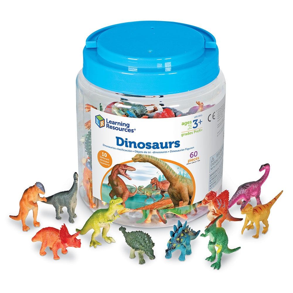 Dinosaur Counters  (Set of 60)