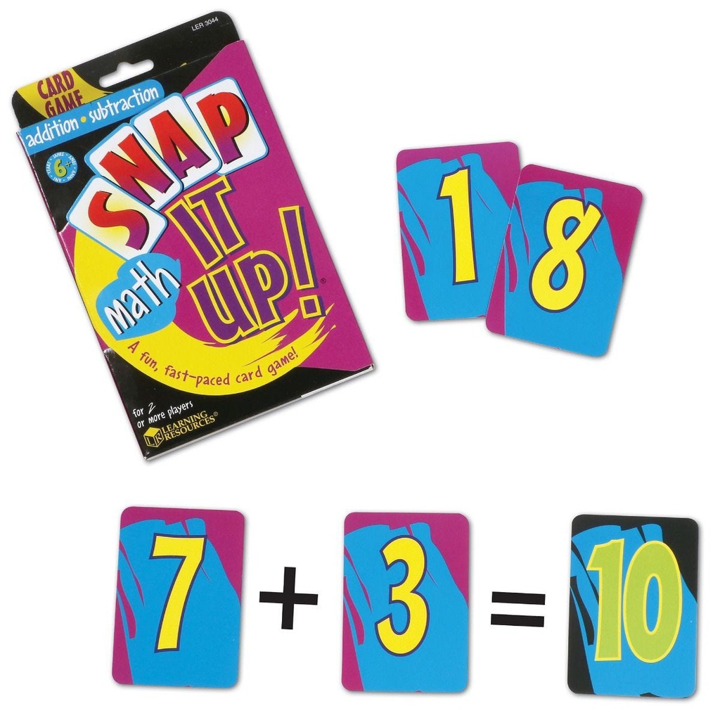 Snap It Up! Addition &amp; Subtraction Card Game (90cards)