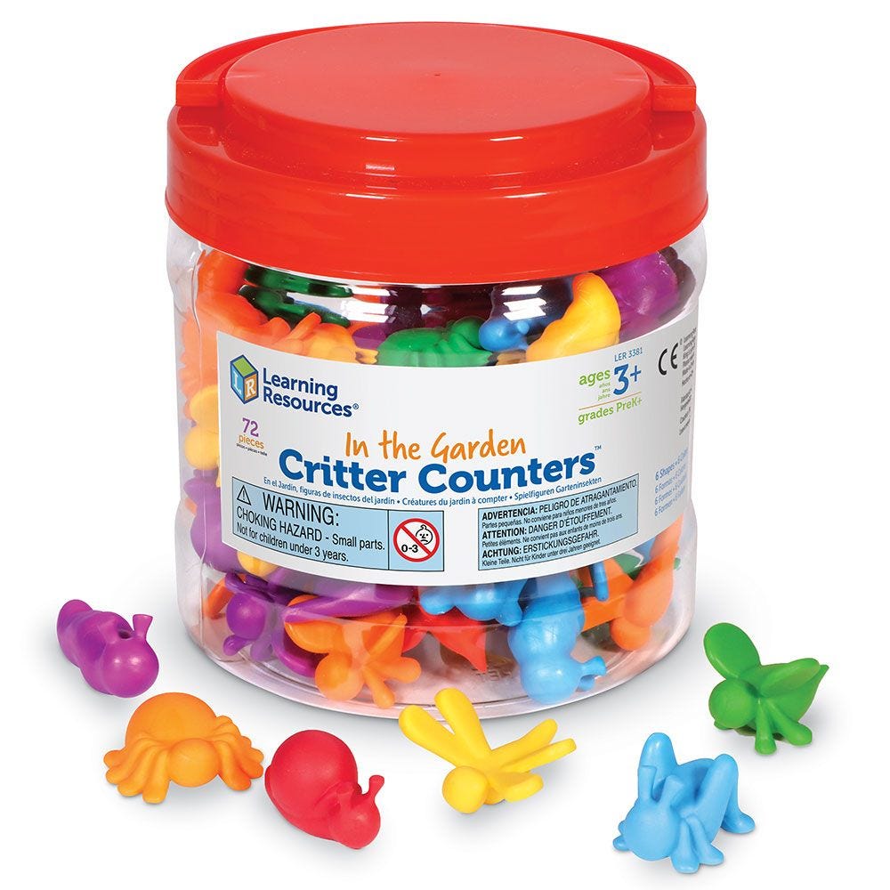 In the Garden Critter Counters(72pcs)