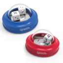 Dice Poppers Set of 2 Ages:3+ (blue, red)