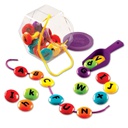 Smart Snacks ABC Lacing Sweets (26 plastic letter beads, 2 laces, plastic storage jar, and scoop)