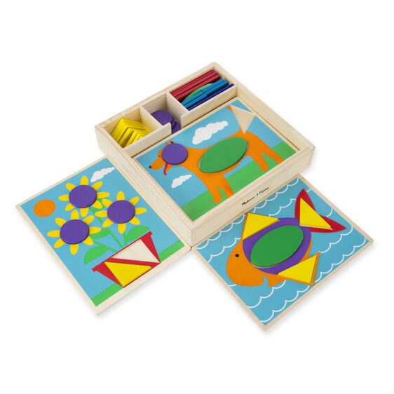 Beginner Pattern Blocks Wooden Toys