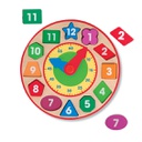 Shape Sorting Clock Wooden Toys