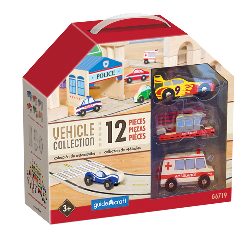 Wooden Vehicle Collection (SET Of 12) Wooden Toys