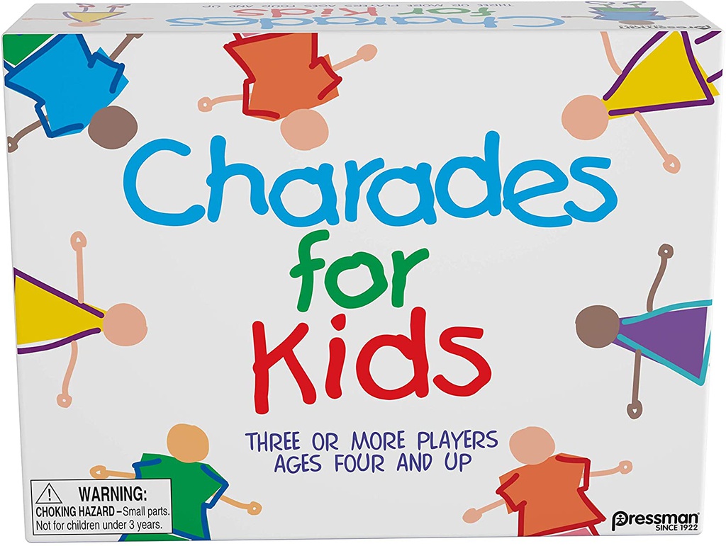 CHARADES FOR KIDS GAMES Ages:4+(150cards) (450charades)