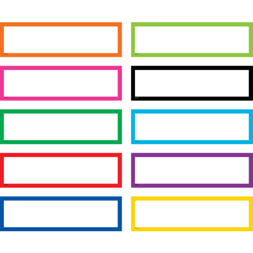 Colorful Labels (30 sheets/pack)