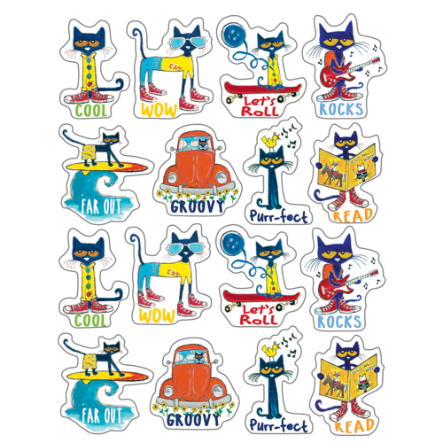 Pete the Cat Stickers (96stickers)
