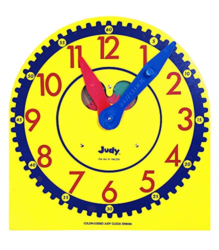Color-Coded Judy Clock Grade K-3 (33cmx33cm)