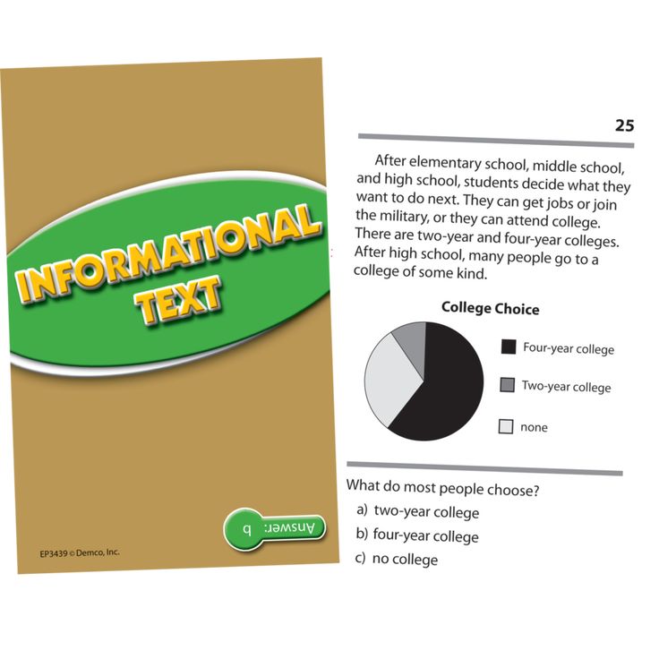 Reading Comprehension Practice Cards Informational Text, Green Level (54 cards)