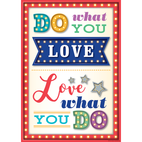 DO WHAT YOU LOVE LOVE WHAT YOU DO POSTER (48cm x 33.5cm)