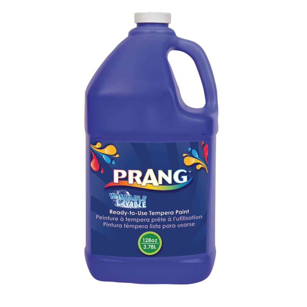 PRANG Washable Ready-to-Use Paint GALLON (128 oz, 3.79l)  BLUE