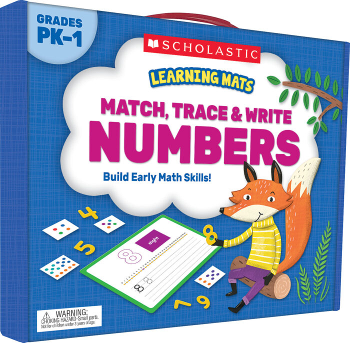 LEARNING MATS:  Match, Trace &amp; Write Numbers (Gr PK-1)