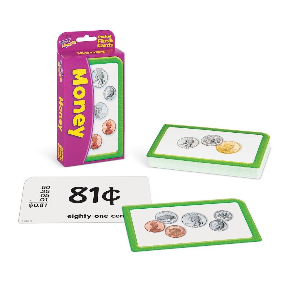 Money (USA) Pocket Flash Cards Two-sided (56cards)