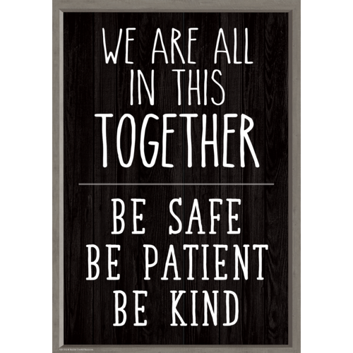 We Are All in This Together Positive Poster 19&quot;x 13.5&quot; (48cm x 35cm)