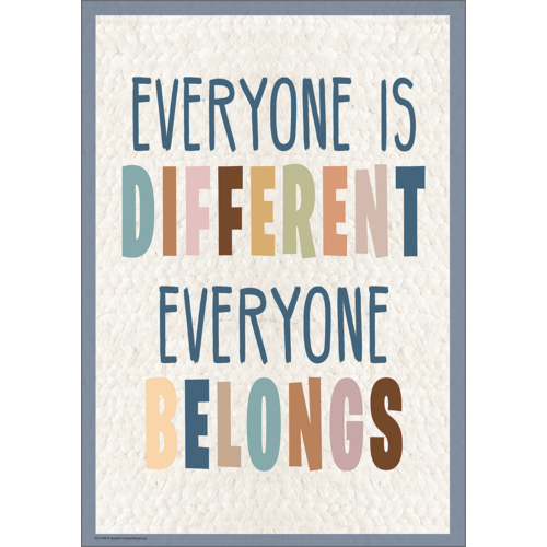 EVERYONE IS DIFFERENT POSTER 19&quot;x 13.5&quot; (48cm x 35cm)