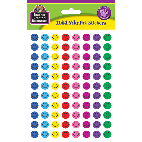 HAPPY FACE Mini Stickers Valu-Pak (1144/pkg)