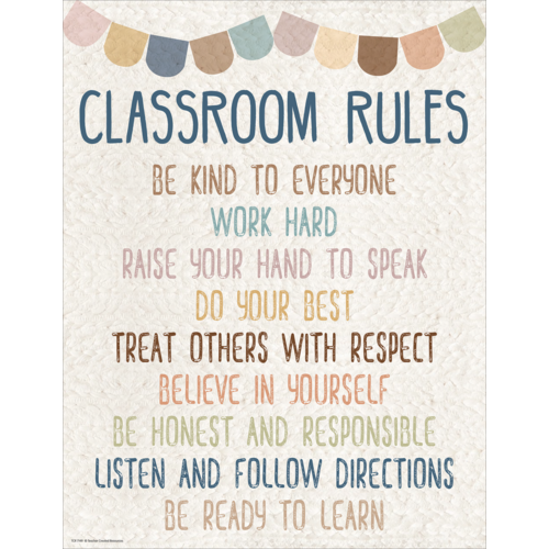 EVERYONE IS WELCOME CLASSROOM RULES Chart (43cm x 56cm)