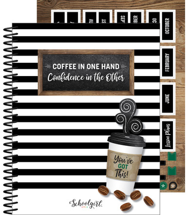 INDUSTRIAL CAFE TEACHER PLANNER (46stickers)(127pgs)