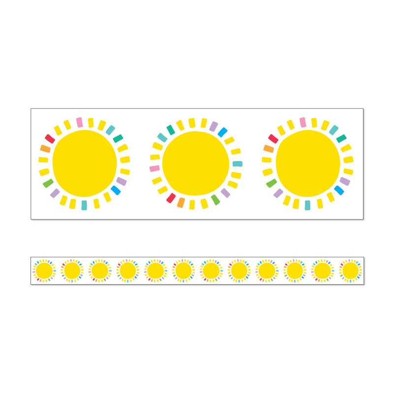 SUNSHINE STRAIGHT BORDERS, 3'x36'(0.9mx10.9m)