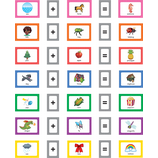 Compound Words Pocket Chart Cards (102cards)