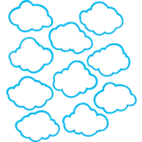 Clouds Accents (6''=15.2cm), 30pcs