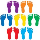 Footprints Accents 7 Colors 42 pcs (7&quot;=18cm)