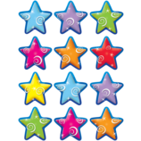Stars Mini Accents, 7 Colors, 2.6''(6.6cm) 36pcs