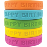 Happy Birthday 2 Wristbands (10pcs)