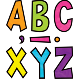 Brights 4Ever 7&quot; Fun Font Letters (120pcs)