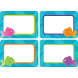 Colorful Fish Name Tags/Labels - Multi-Pack (3.5''x2.5'')(8.8cmx6.3cm)(36pcs)