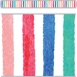 Watercolor Stripes Straight Border Trim, 12pcs 3''x35'(7.6cmx10.6m)