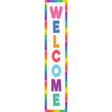 Colorful Welcome Banner 8''x39''(20.3cmx99.06cm)