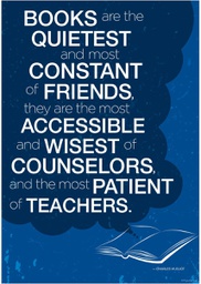 [BCP1829] POSTER - BOOKS MOST CONSTANT OF FRIENDS 13.3''x19''(33.7cmx48.2cm)