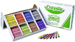 [BIN528389] Crayola Crayon  8 COLOR Classpack Jumbo 200 CT