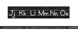 [CDX110402] Industrial Chic Alphabet Line Manu Mini B.B SET (8 pcs)