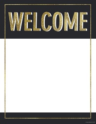 [CDX114247] SPARKLE and SHINE WELCOME Chart (55cmx 43cm)
