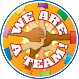 [CDX188012] We Are a Team! Two-Sided Decoration (45cmx 39cm)