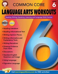 [CD404226] Common Core Language Arts Workouts (6) Book
