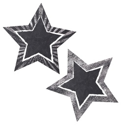[CDX120548] Chalkboard STARS Colorful Accents Assorted 5.1''(13cm) (36 pcs)